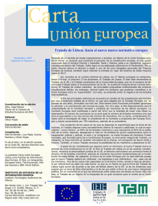 Carta Union Europea Volumen VI Numero 3
