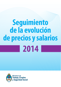 Seguimiento de la evolución de Precios y Salarios