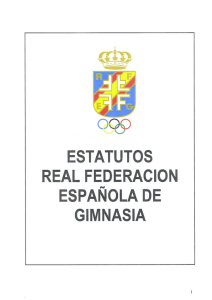estatutos real federacion española de gimnasia