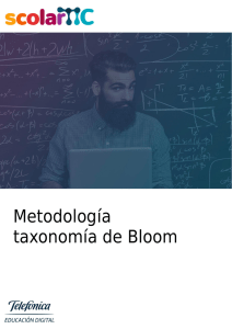 Metodología taxonomía de Bloom