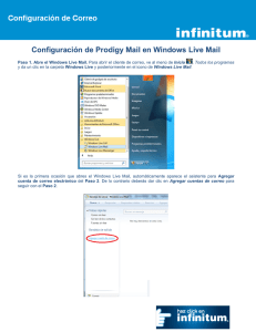 Configuración de Correo Electrónico Outlook Mail