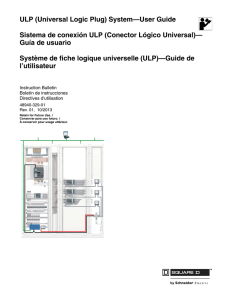ULP (Universal Logic Plug) System—User Guide Sistema de