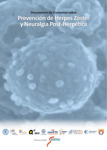 Prevención de Herpes Zóster y Neuralgia Post-Herpética