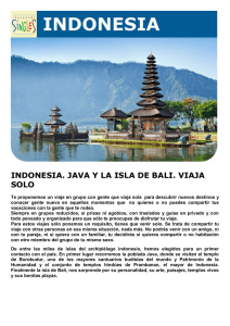 indonesia. java y la isla de bali. viaja solo