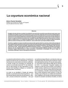 La coyuntura económica nacional - E-journal