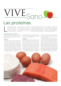 Las proteínas - Instituto Tomás Pascual Sanz