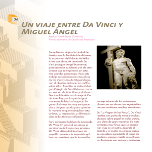 Un viaje entre Da Vinci y Miguel Ángel