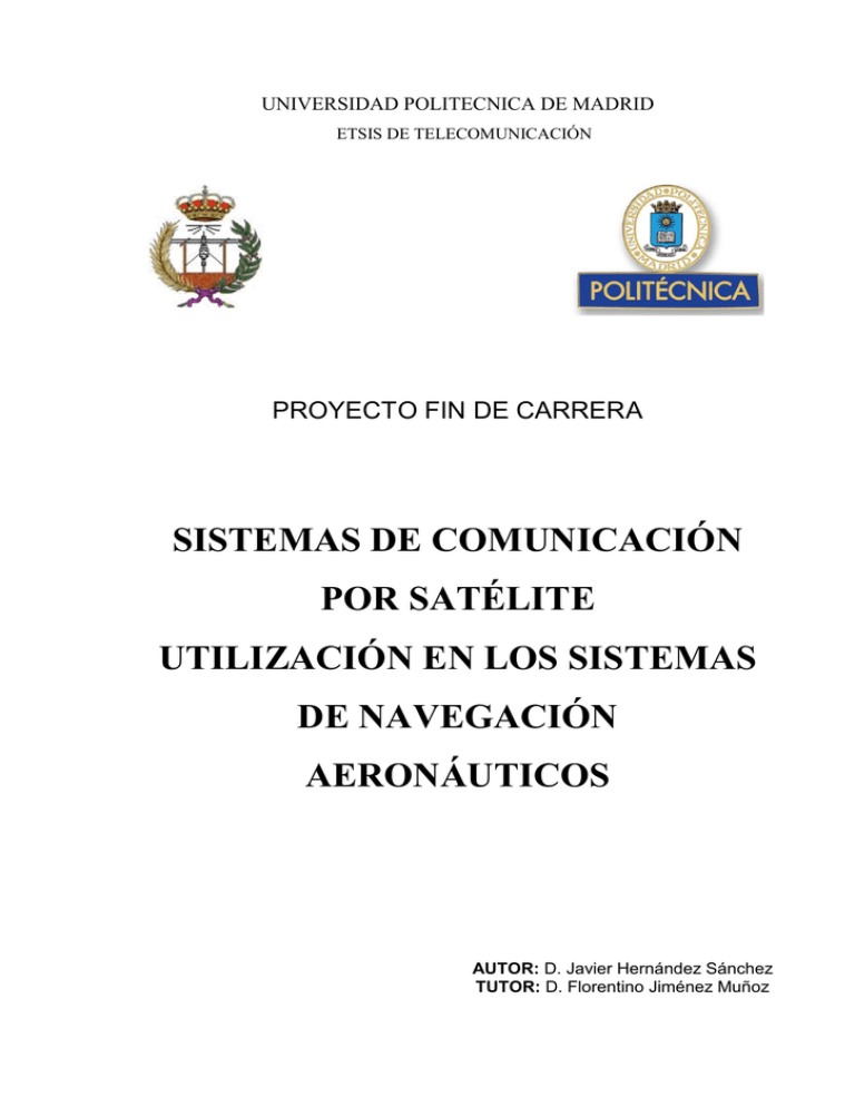 SISTEMAS DE COMUNICACI N POR SAT LITE UTILIZACI N EN