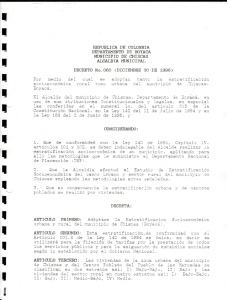 Decreto Urbano No. 063 del 30 de Diciembre de 1996