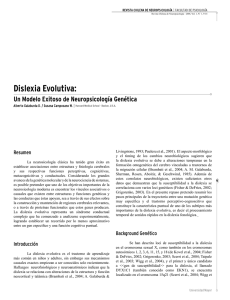 Dislexia Evolutiva - Revista Chilena de Neuropsicología