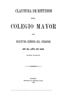 Clausura de estudios del Colegio Mayor de Nuestra Se&ntilde;ora del