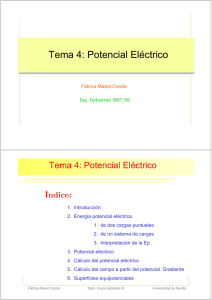 Tema 4: Potencial Eléctrico