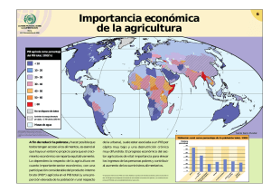 Importancia económica de la agricultura