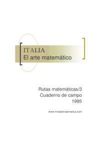 ITALIA El arte matemático