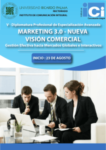 Brochure V Diplomatura Profesional Marketing