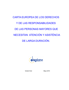 carta europea de los derechos y de las responsabilidades de las