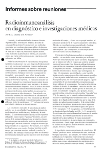 Radioinmunoanálisis en diagnóstico e investigaciones médicas