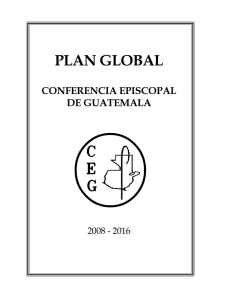 PLAN GLOBAL - Conferencia Episcopal de Guatemala