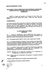 mercosurigmcires. n° 22/02 reglamento técnico mercosur para