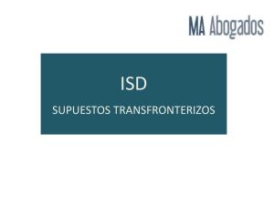 ISD - Supuestos transfronterizos