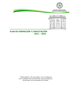Ver Plan de Formación y Capacitación 2011