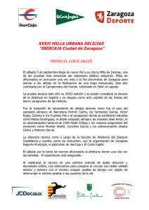 Reglamento Milla Delicias 2015 - Federación Aragonesa de Atletismo
