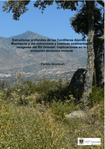 Estructuras profundas de las Cordilleras Alpinas de Marruecos y del