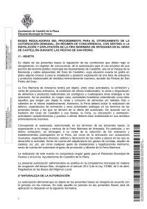 Bases reguladoras. - Ajuntament de Castelló