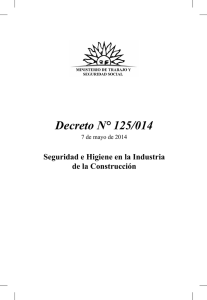 Decreto N&deg; 125/014 - Ministerio de Trabajo