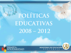 políticas educativas