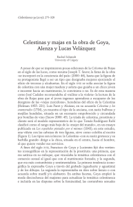 Celestinas y majas en la obra de Goya, Alenza y Lucas Velázquez