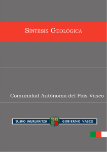 Síntesis geológica de la Comunidad Autónoma del País Vasco