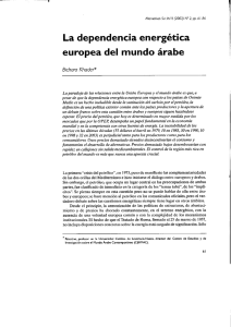 La dependencia energética europea del mundo árabe