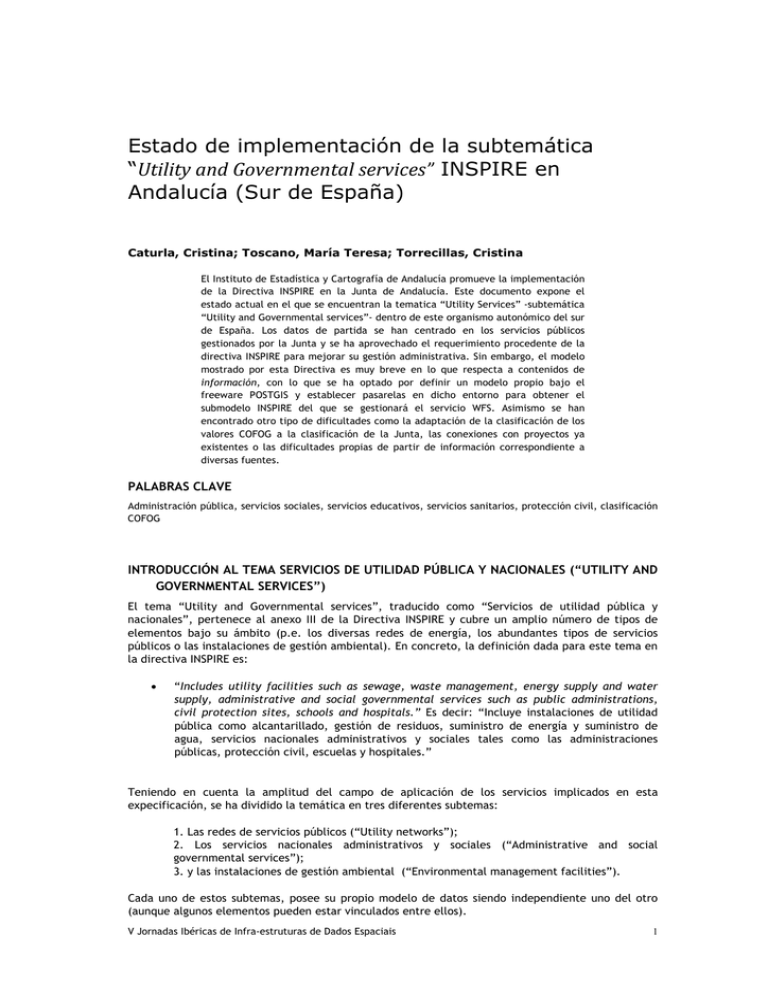Estado De Implementaci n De La Subtem tica Utility And