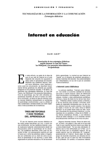 Internet en educación