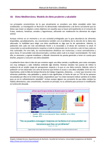 18. Dieta Mediterránea - Universidad Complutense de Madrid