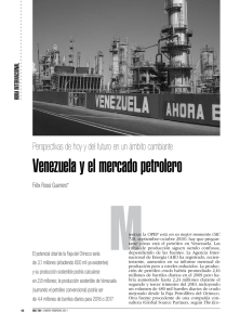 venezuela y el mercado petrolero
