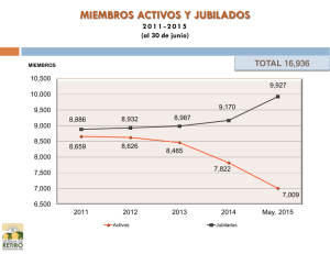 MIEMBROS ACTIVOS Y JUBILADOS