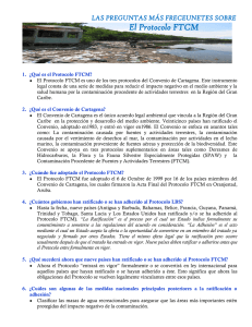 El Protocolo FTCM - Ministerio de Ambiente