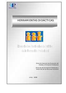 herramientas didácticas - Ministerio de Trabajo y Promoción del