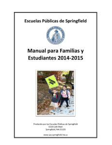 Manual para Familias y Estudiantes 2014-2015