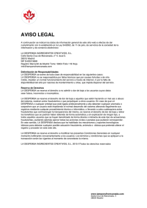 aviso legal - Tampons from Canada