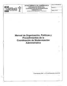 _ AYUNTAMIENTÜ DE CUERNAVACA C`M DT`F`“"CM"`V“_“ _