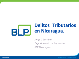 Delitos Tributarios en Nicaragua. - Colegio de Contadores Públicos