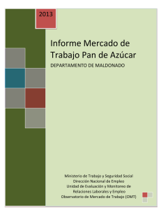 Pan de Azúcar - Ministerio de Trabajo