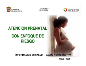 atencion prenatal con enfoque de riesgo