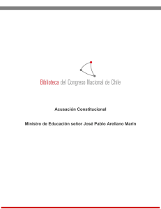 Acusación Constitucional Ministro de Educación señor José Pablo