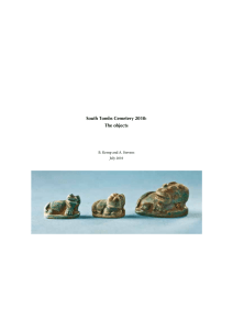 STC 2010 objects - Amarna Project.