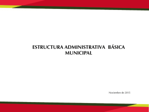 estructura administrativa básica municipal