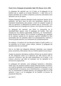 Paulo Freire, Pedagogía del oprimido, Siglo XXI, Buenos